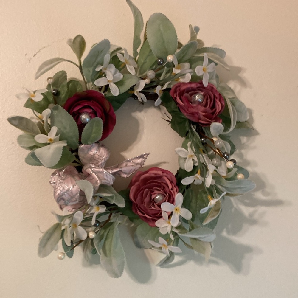Rose Wreath & Bird Hook - Picture 5 of 5